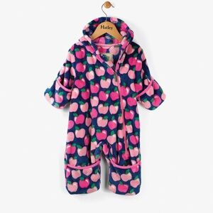 Hatley Baby Girl Apple Orchard Fuzzy Fleece Mini Bundler